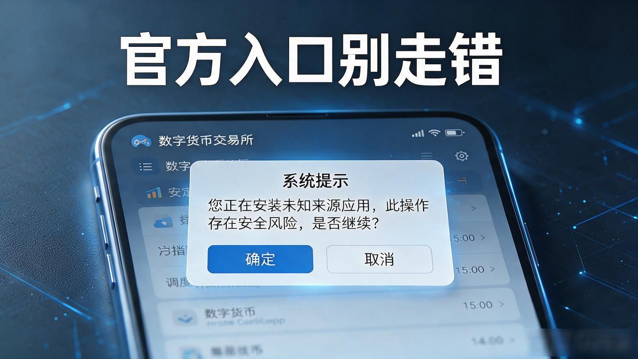 安卓手机装数字货币交易所app，官方入口别走错