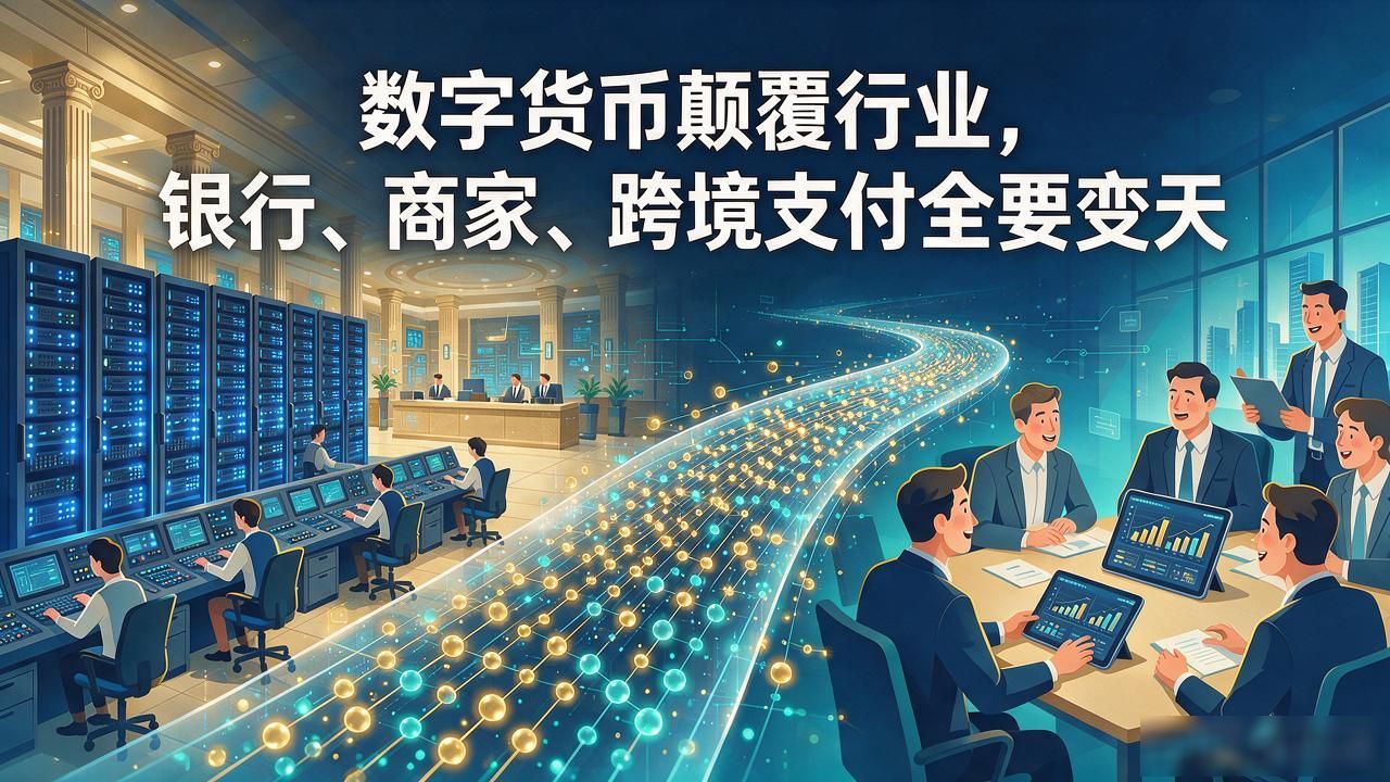 数字货币颠覆行业，银行、商家、跨境支付全要变天
