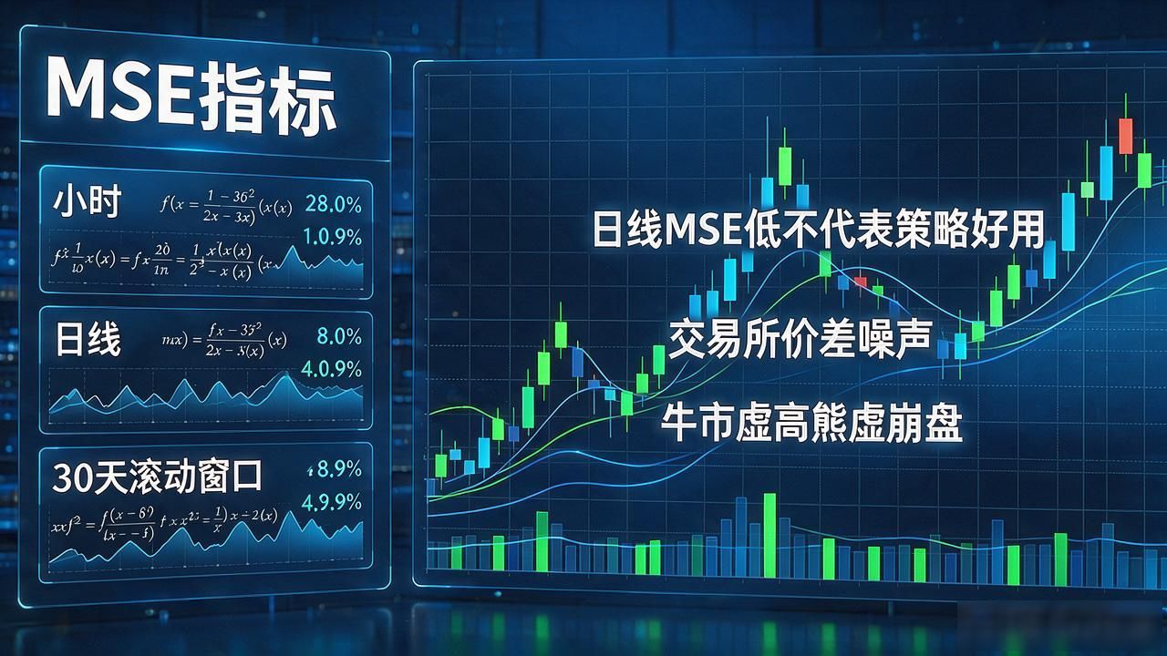 数字货币MSE指标怎么算、怎么用，量化策略优化绕不开