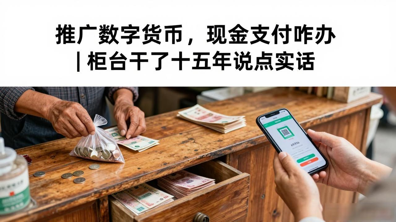 推广数字货币，现金支付咋办|柜台干了十五年说点实话