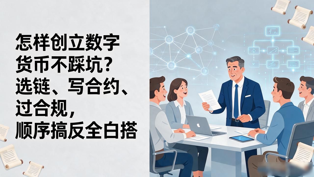 怎样创立数字货币不踩坑？选链、写合约、过合规，顺序搞反全白搭