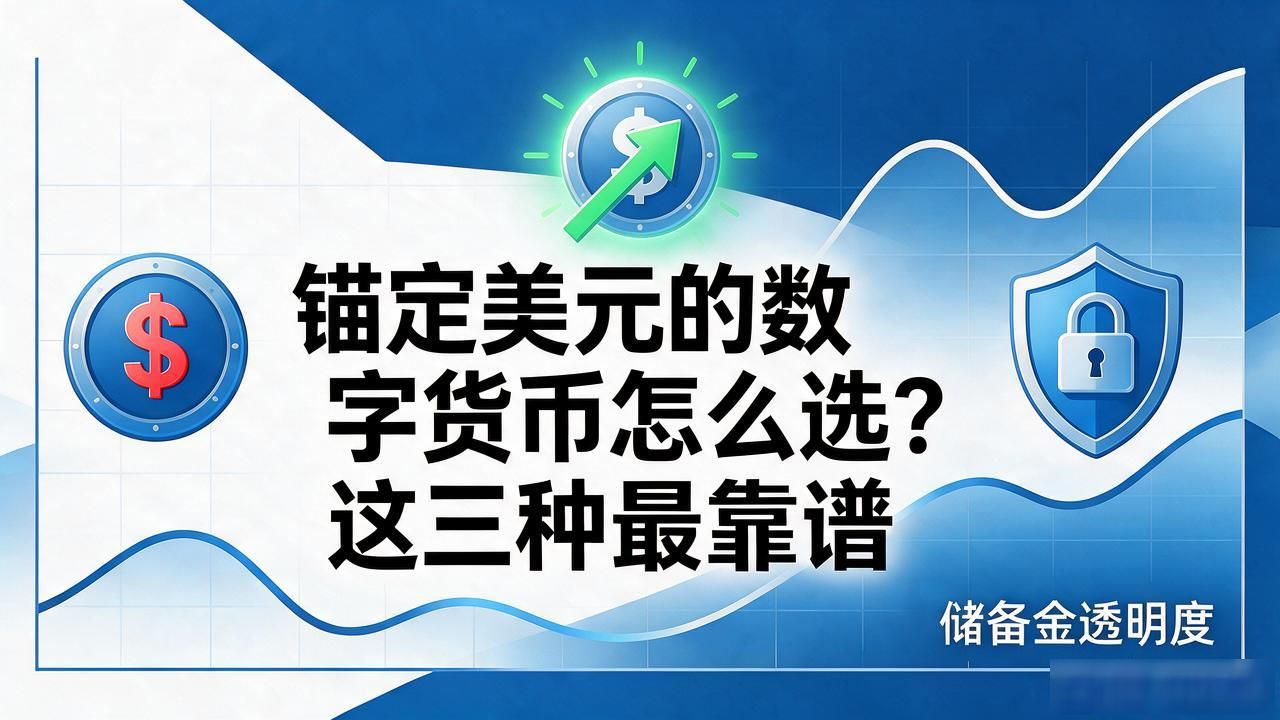 锚定美元的数字货币怎么选？这三种最靠谱