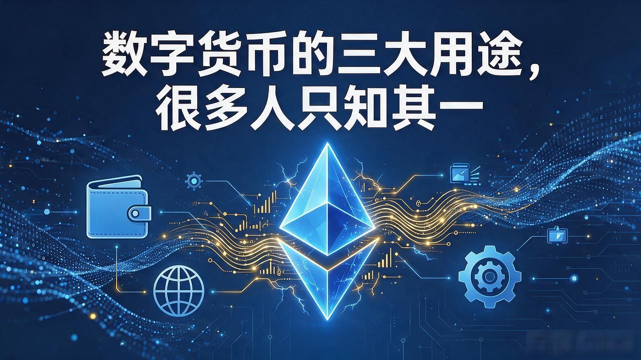 数字货币的三大用途，很多人只知其一