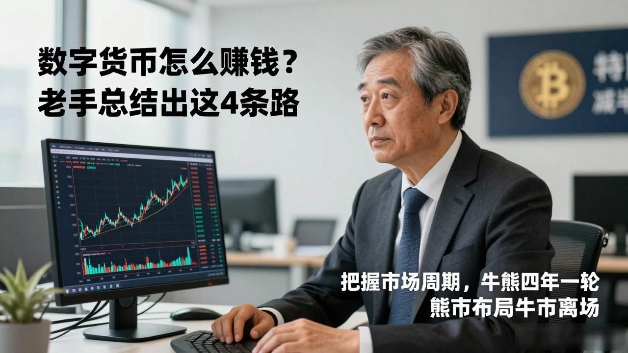 数字货币怎么赚钱？老手总结出这4条路