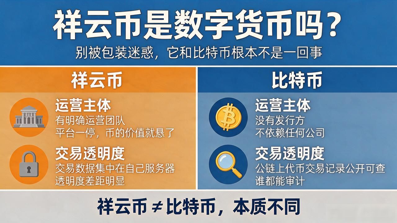 祥云币是数字货币吗？别被包装迷惑，它和比特币根本不是一回事