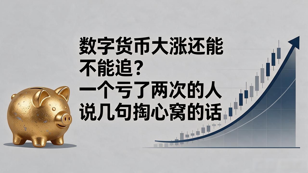 数字货币大涨还能不能追？一个亏了两次的人说几句掏心窝的话