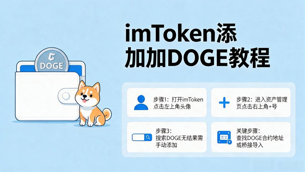 imtoken怎么添加doge？手把手教你把狗狗币加入钱包