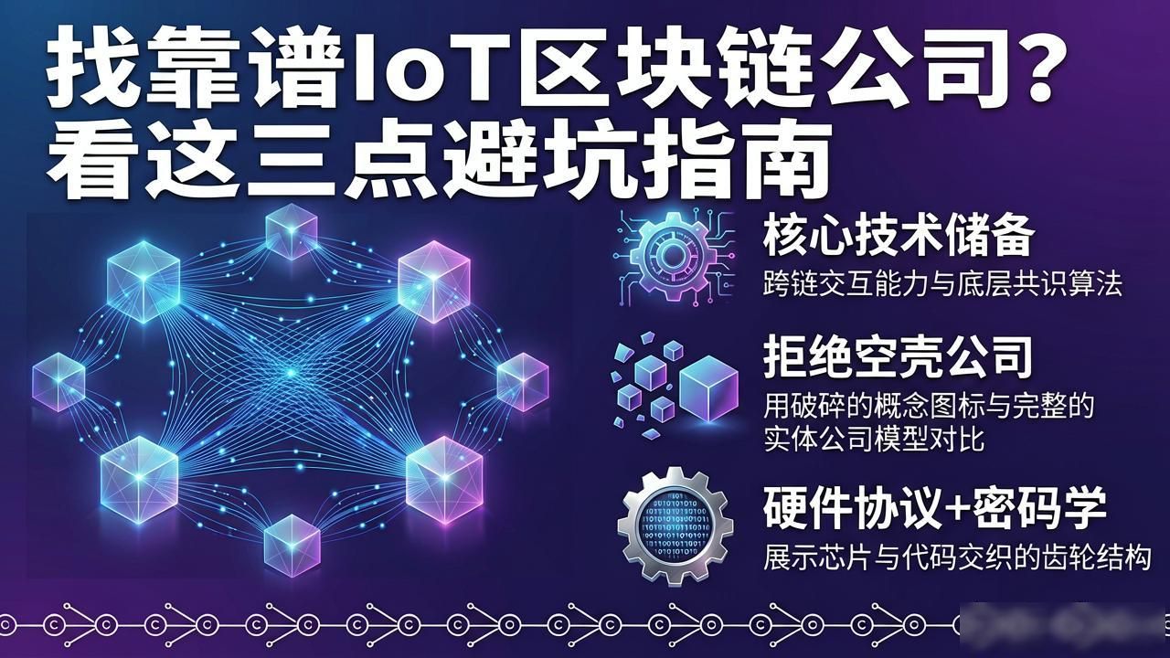 找靠谱IoT区块链公司？看这三点避坑指南