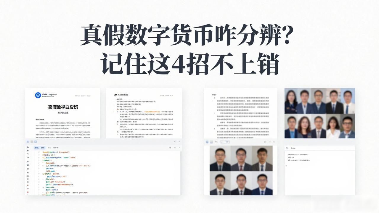 真假数字货币咋分辨？记住这4招不上当