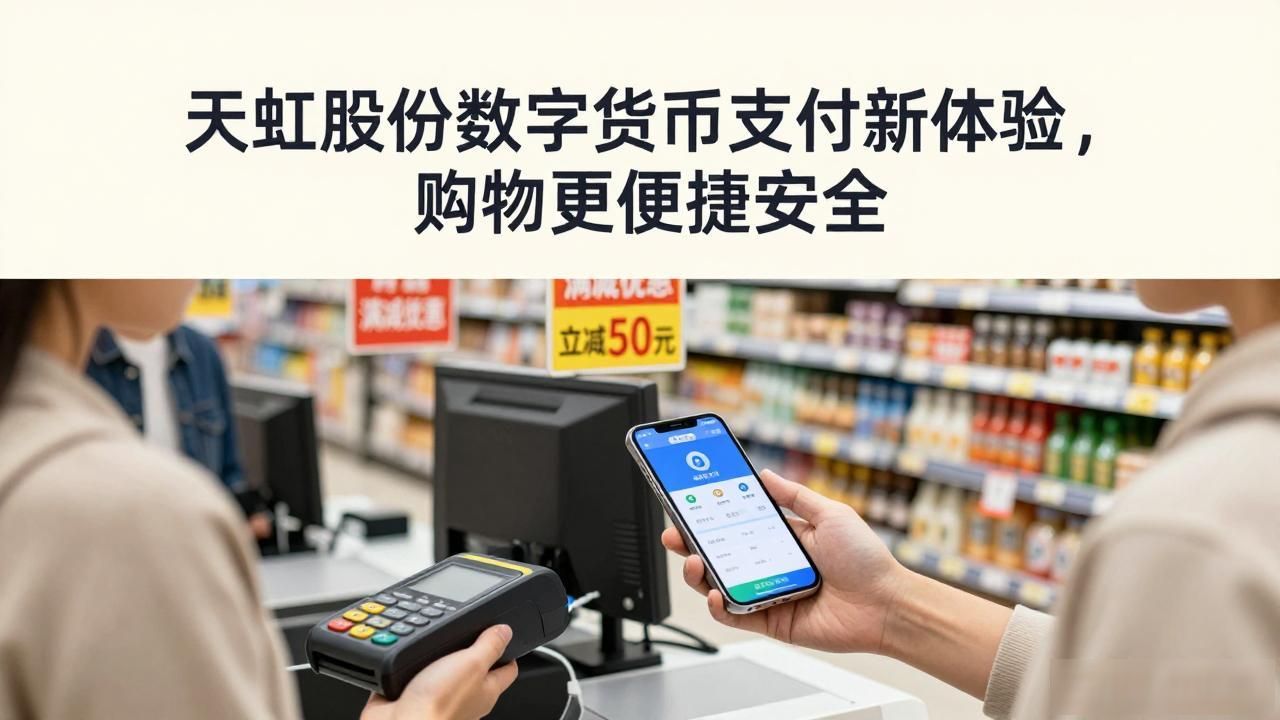 天虹股份数字货币支付新体验，购物更便捷安全
