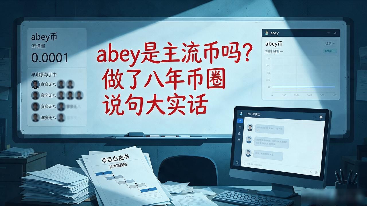 abey是主流币吗？做了八年币圈说句大实话