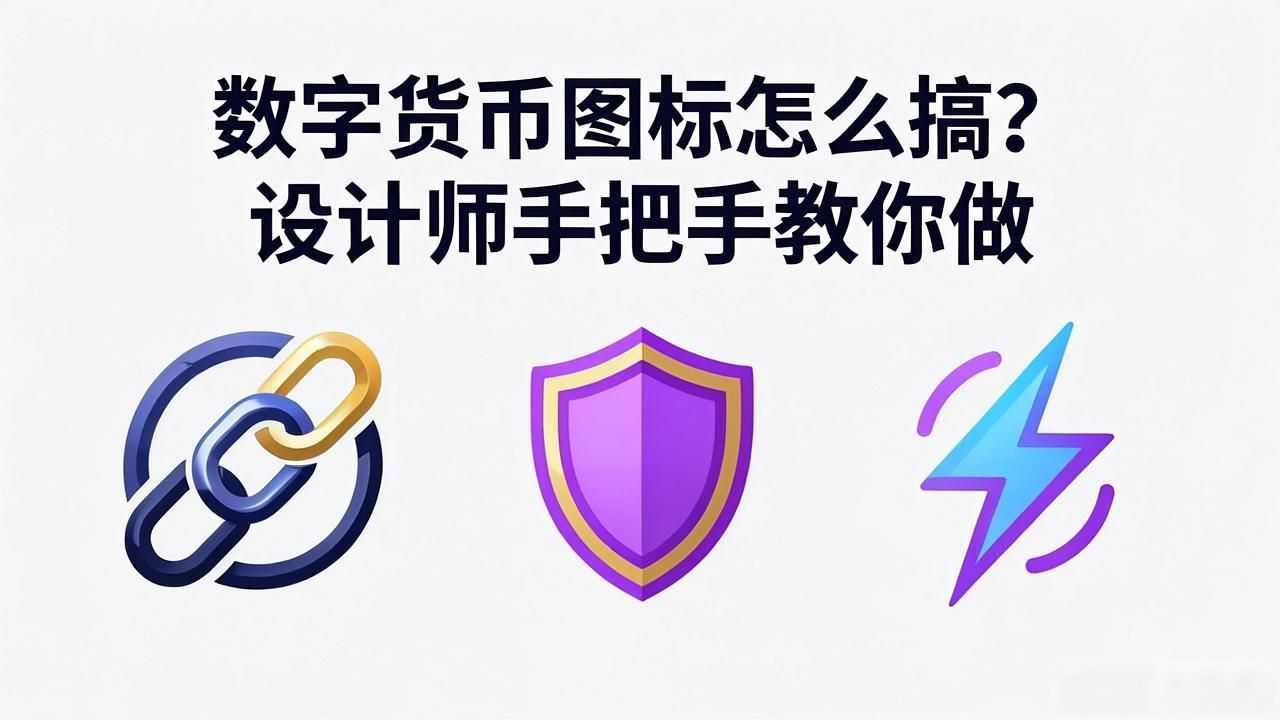 数字货币图标怎么搞？设计师手把手教你做