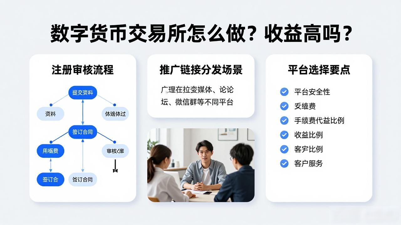 数字货币交易所代理怎么做？收益高吗？