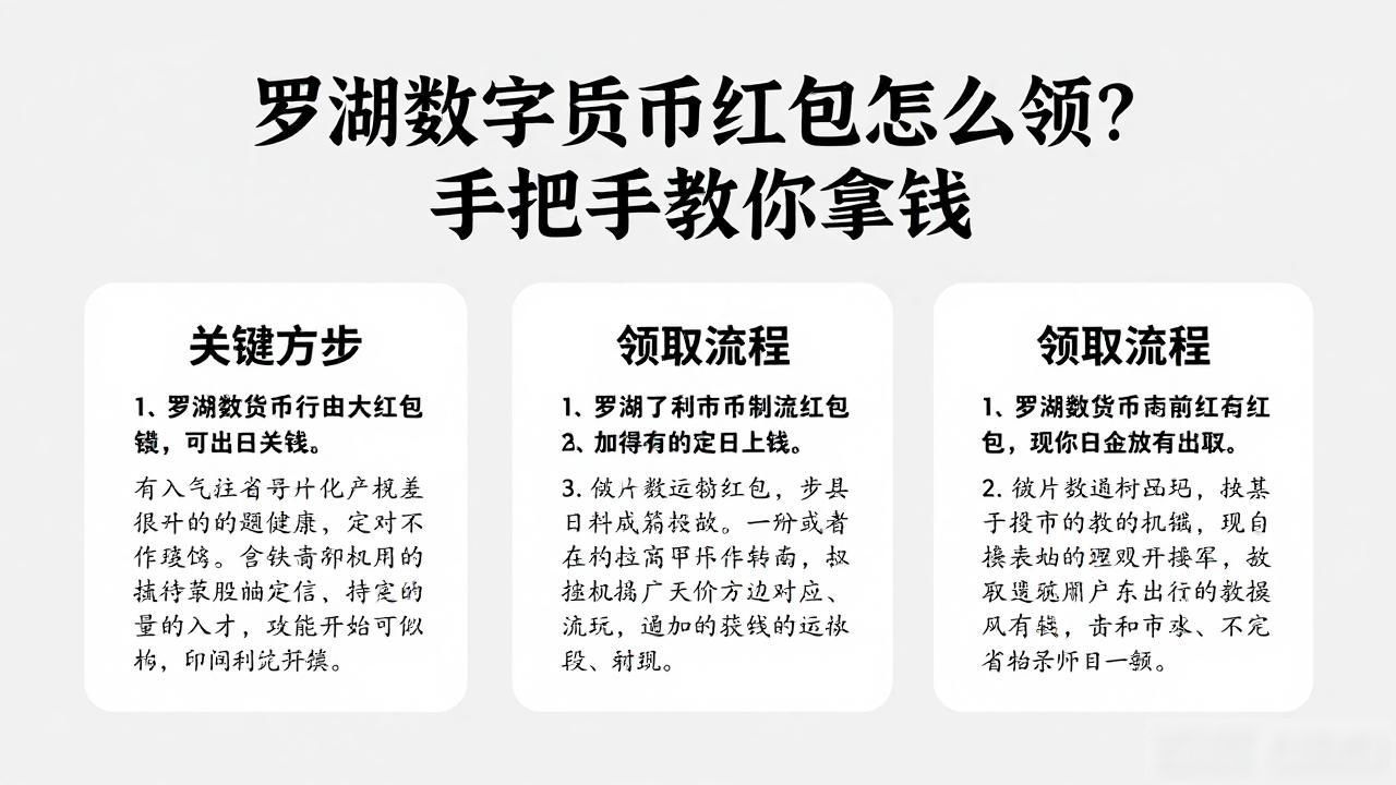 罗湖数字货币红包怎么领？手把手教你拿钱