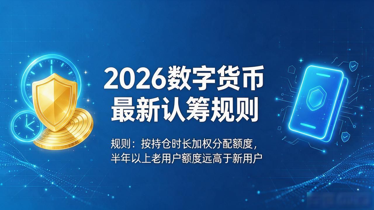 2026数字货币最新认筹怎么搞？规则变了，普通人还能上车吗