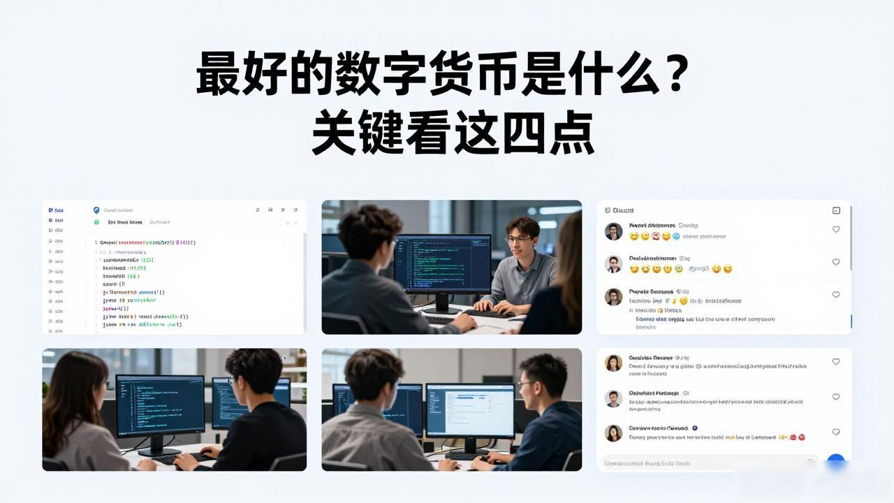 最好的数字货币是什么？关键看这四点