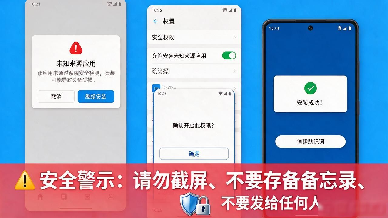 imToken安卓版怎么下载？认准官网别乱点，装好不踩坑