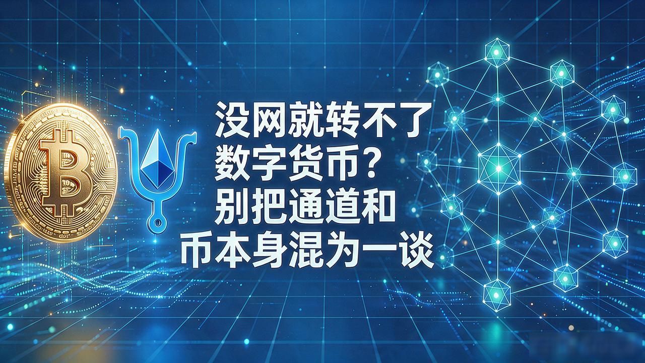 没网就转不了数字货币？别把通道和币本身混为一谈