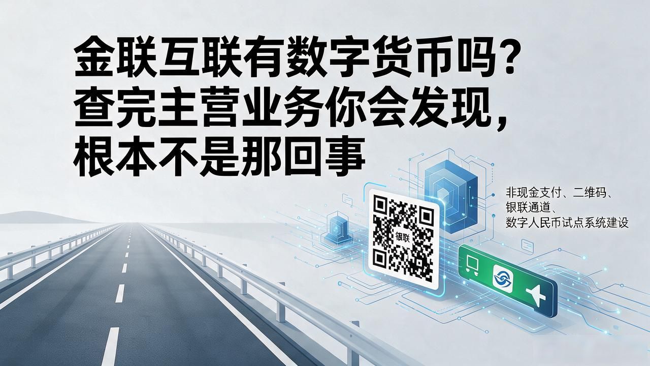 金联互联有数字货币吗？查完主营业务你会发现，根本不是那回事
