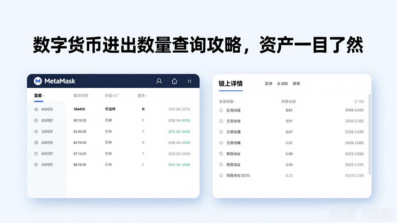 数字货币进出数量查询攻略，资产一目了然