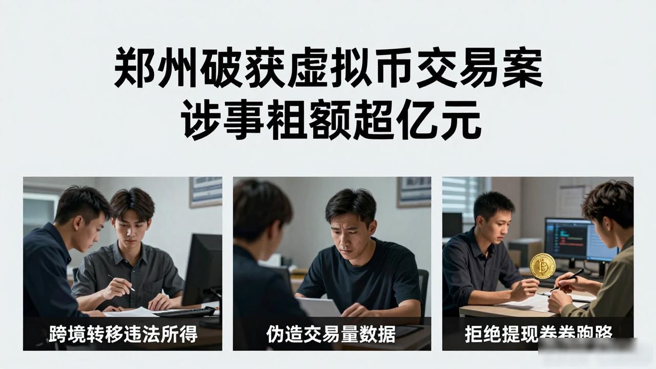 郑州破获虚拟币交易案 涉案金额超亿元