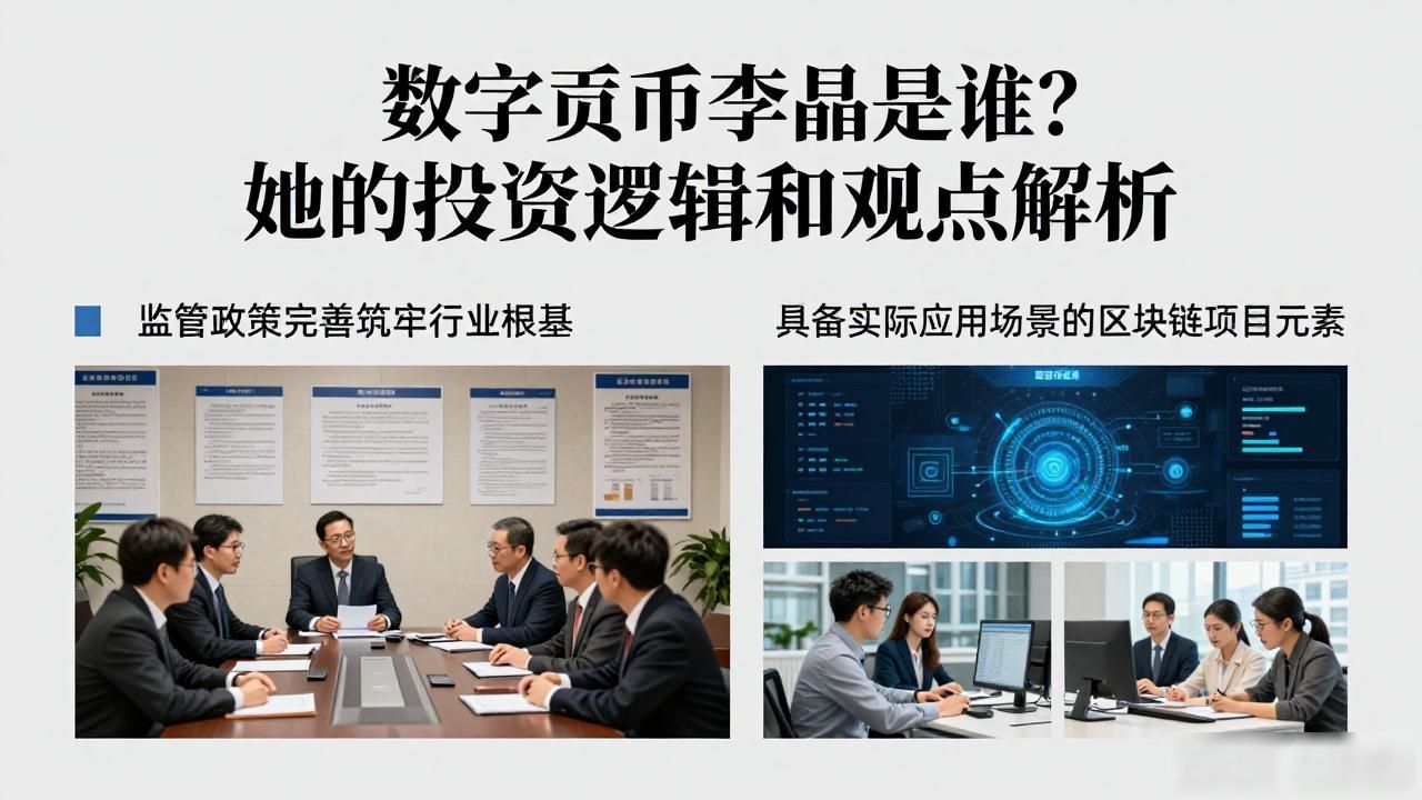 数字货币李晶是谁？她的投资逻辑和观点解析