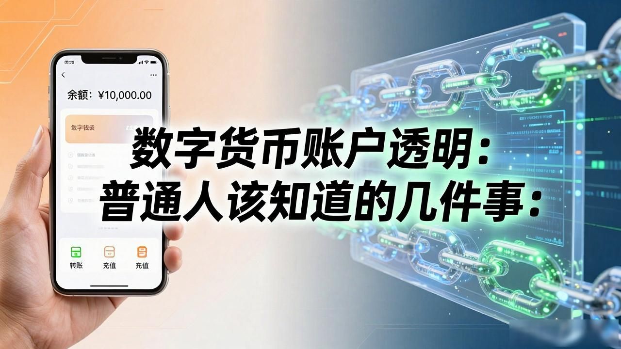 数字货币账户透明：普通人该知道的几件事