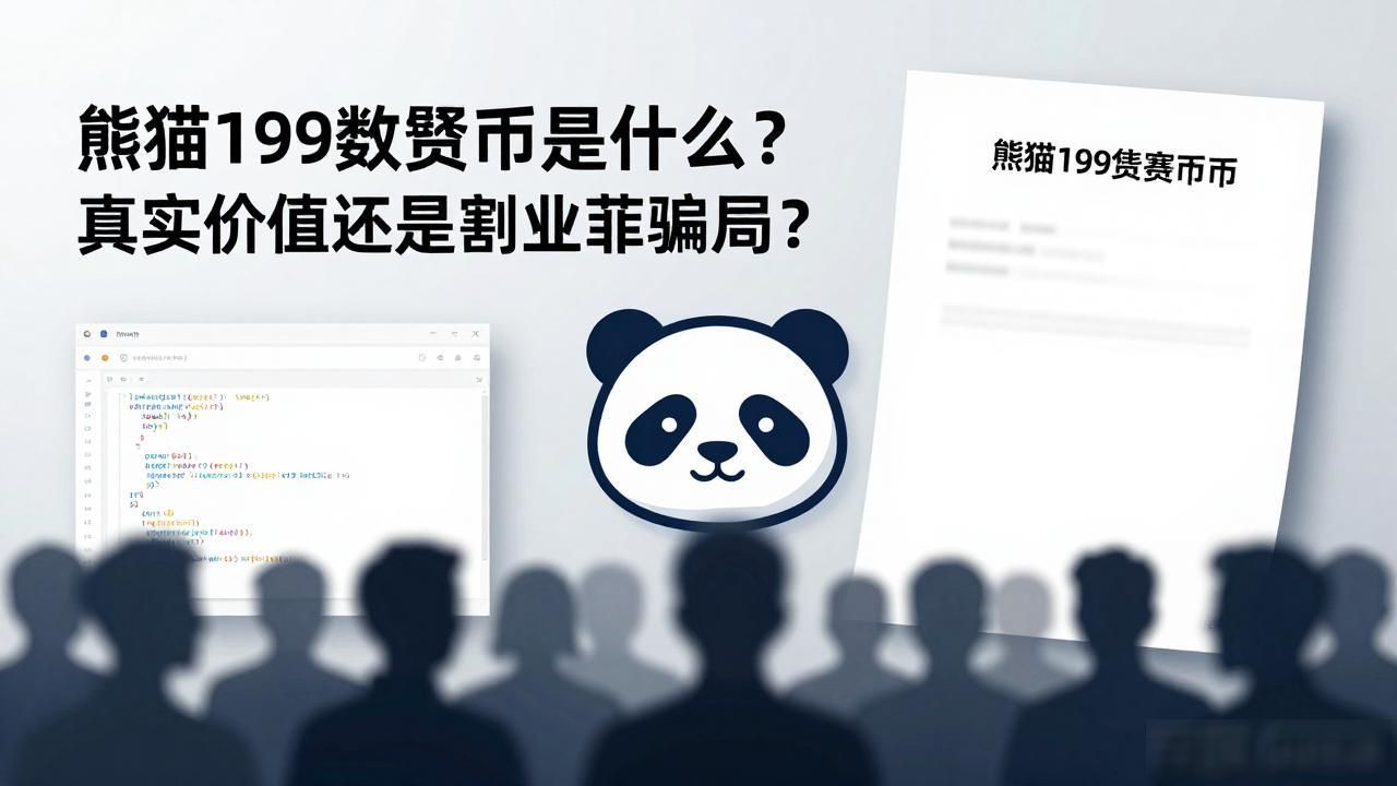 熊猫199数字货币是什么？真实价值还是割韭菜骗局？