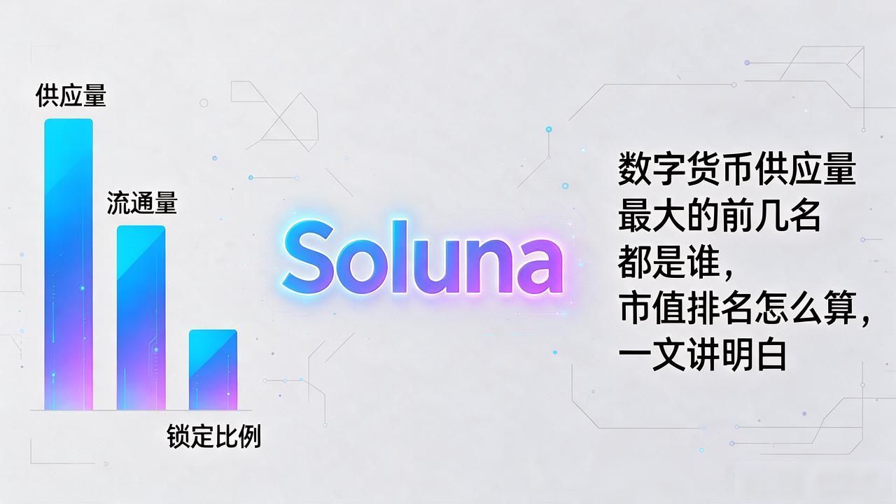 数字货币供应量最大的前几名都是谁，市值排名怎么算，一文讲明白