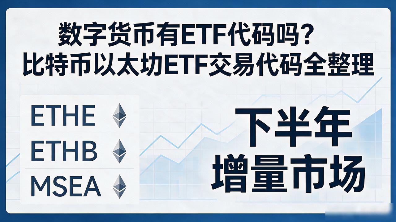 数字货币有ETF代码吗？比特币以太坊ETF交易代码全整理