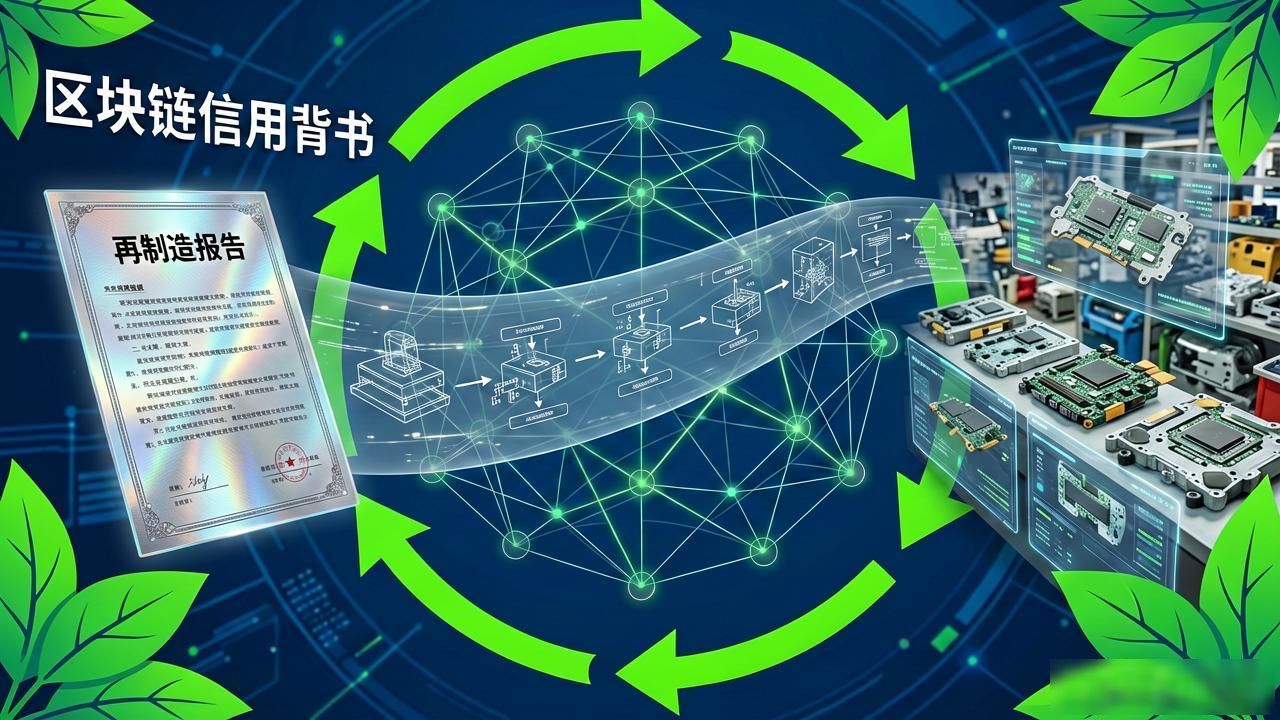 区块链如何重塑再制造工程的价值闭环