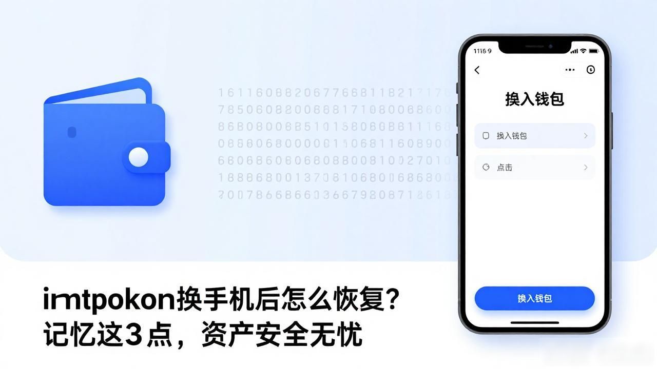 imtoken换手机后怎么恢复？记住这3点，资产安全无忧