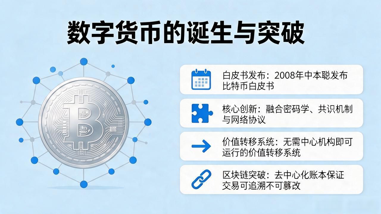 数字货币从哪里来？一文看懂从现金到比特币的演变路