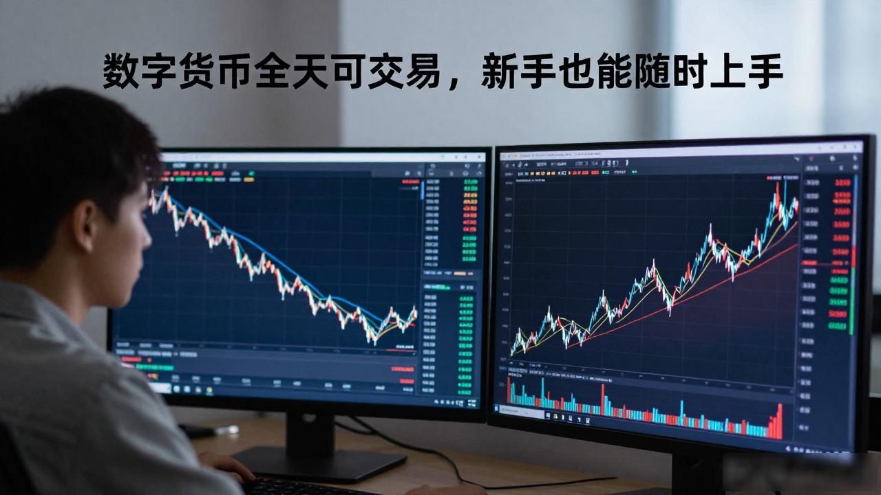 数字货币全天可交易，新手也能随时上手