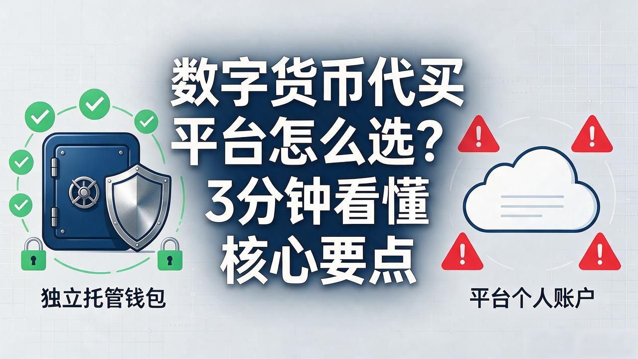 数字货币代买平台怎么选？3分钟看懂核心要点