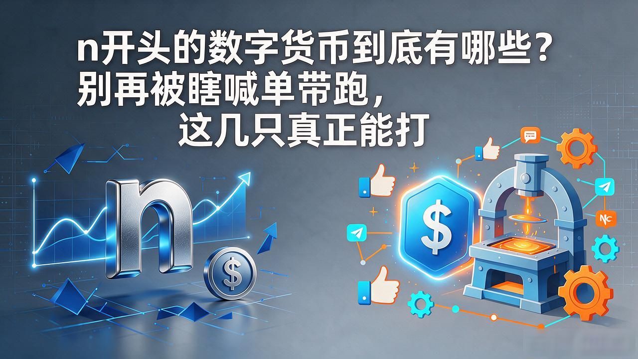 n开头的数字货币到底有哪些？别再被瞎喊单带跑，这几只真正能打