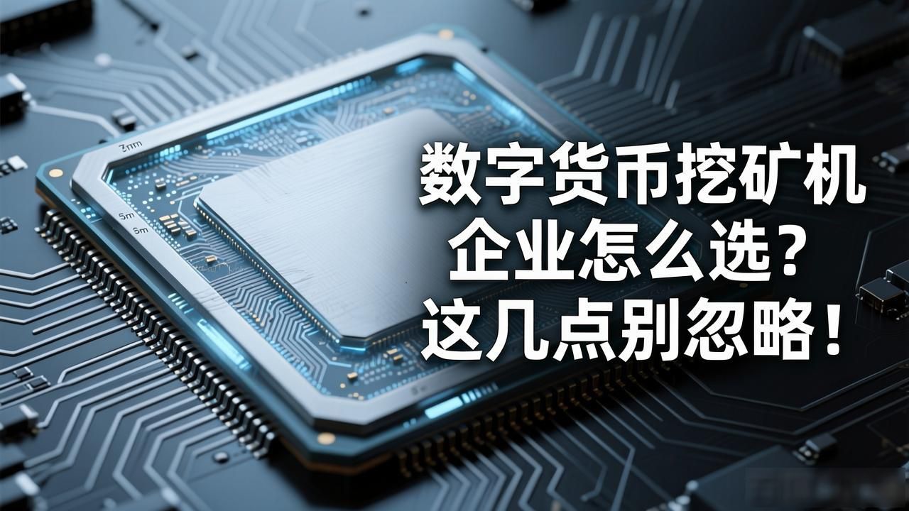 数字货币挖矿机企业怎么选？这几点别忽略