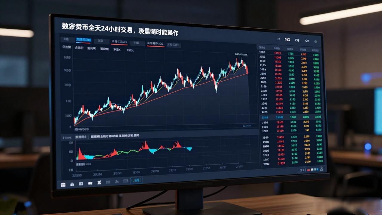 数字货币全天24小时交易，凌晨随时能操作