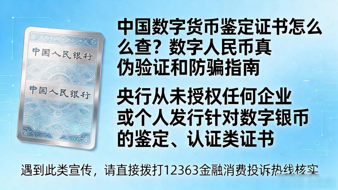 中国数字货币鉴定证书怎么查？数字人民币真伪验证和防骗指南