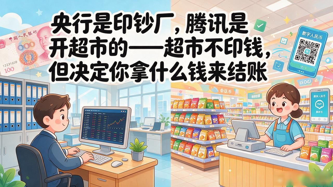 深圳数字货币试点铺开了，腾讯到底帮央行管哪块，跟发钱有啥关系？