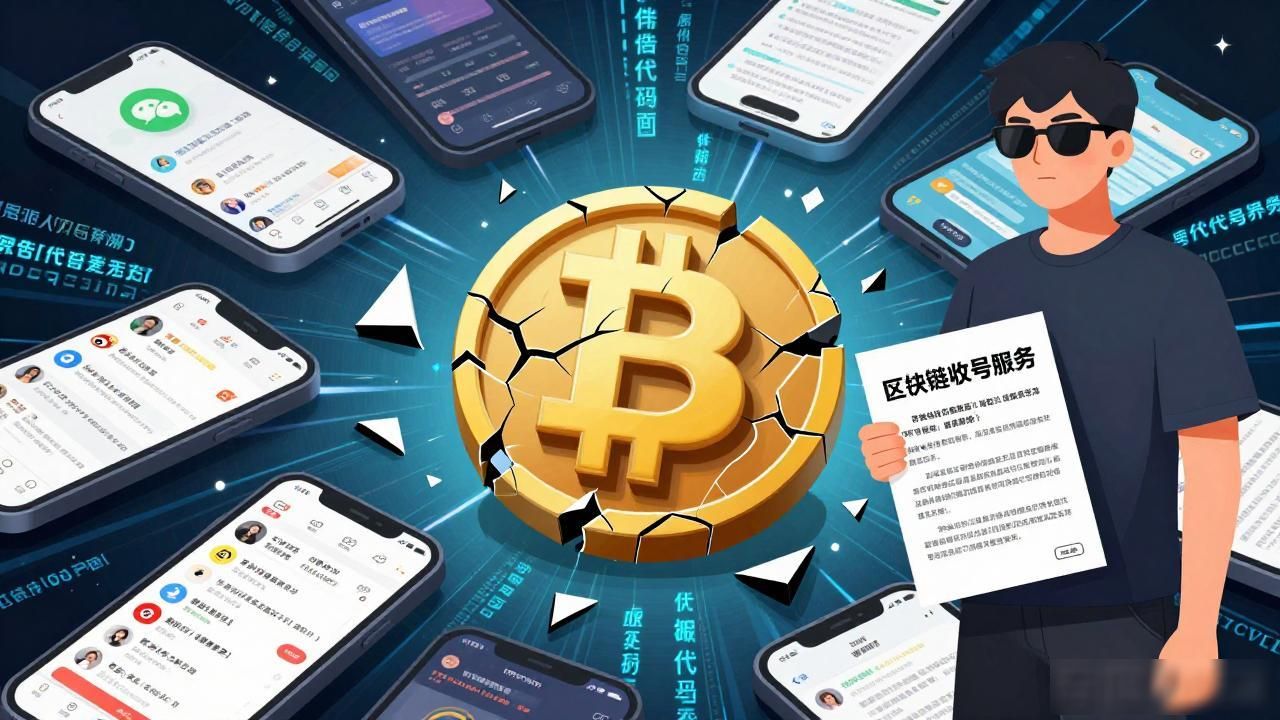 区块链收号：账号交易的黑产真相与风险警示