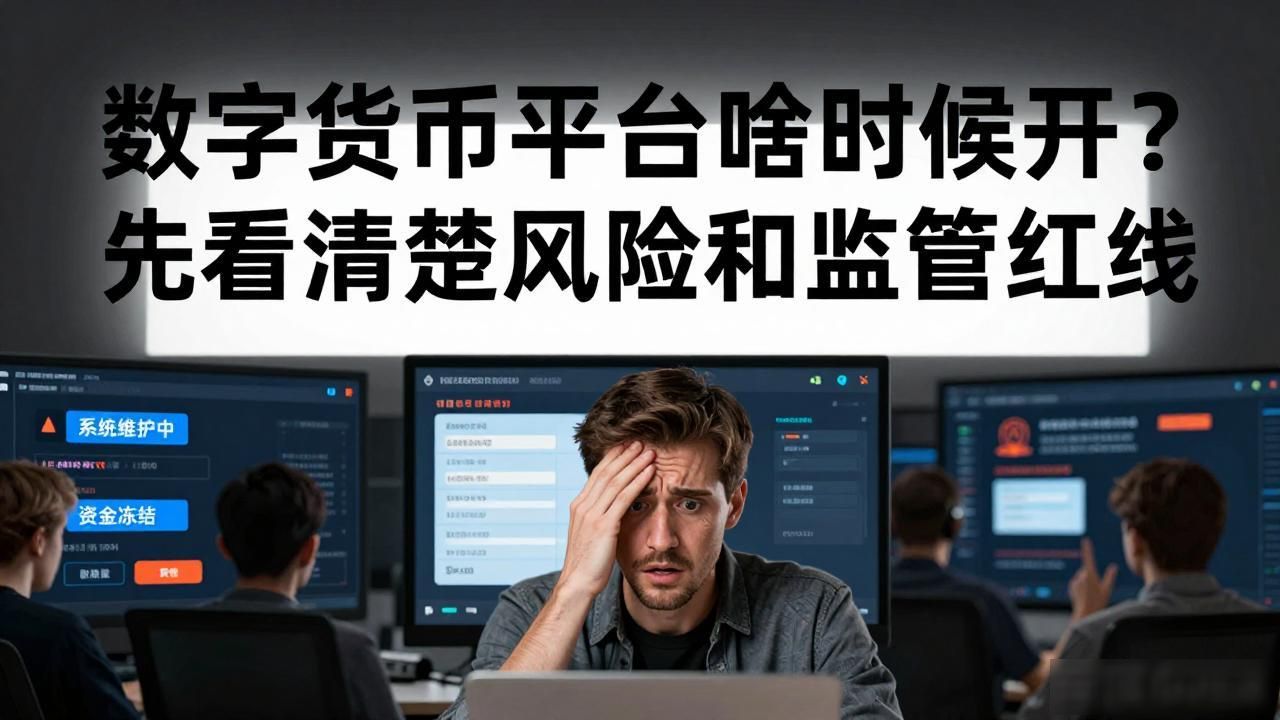 数字货币平台啥时候开？先看清楚风险和监管红线