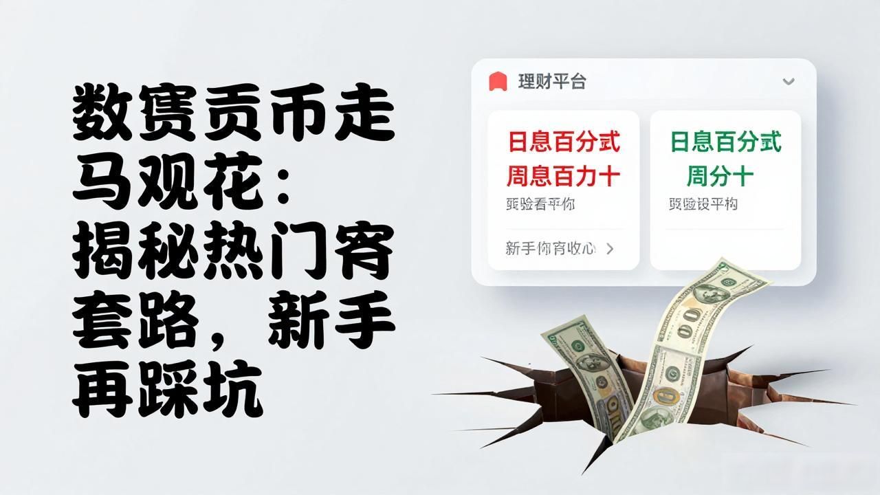 数字货币走马观花：揭秘热门套路，新手别再踩坑