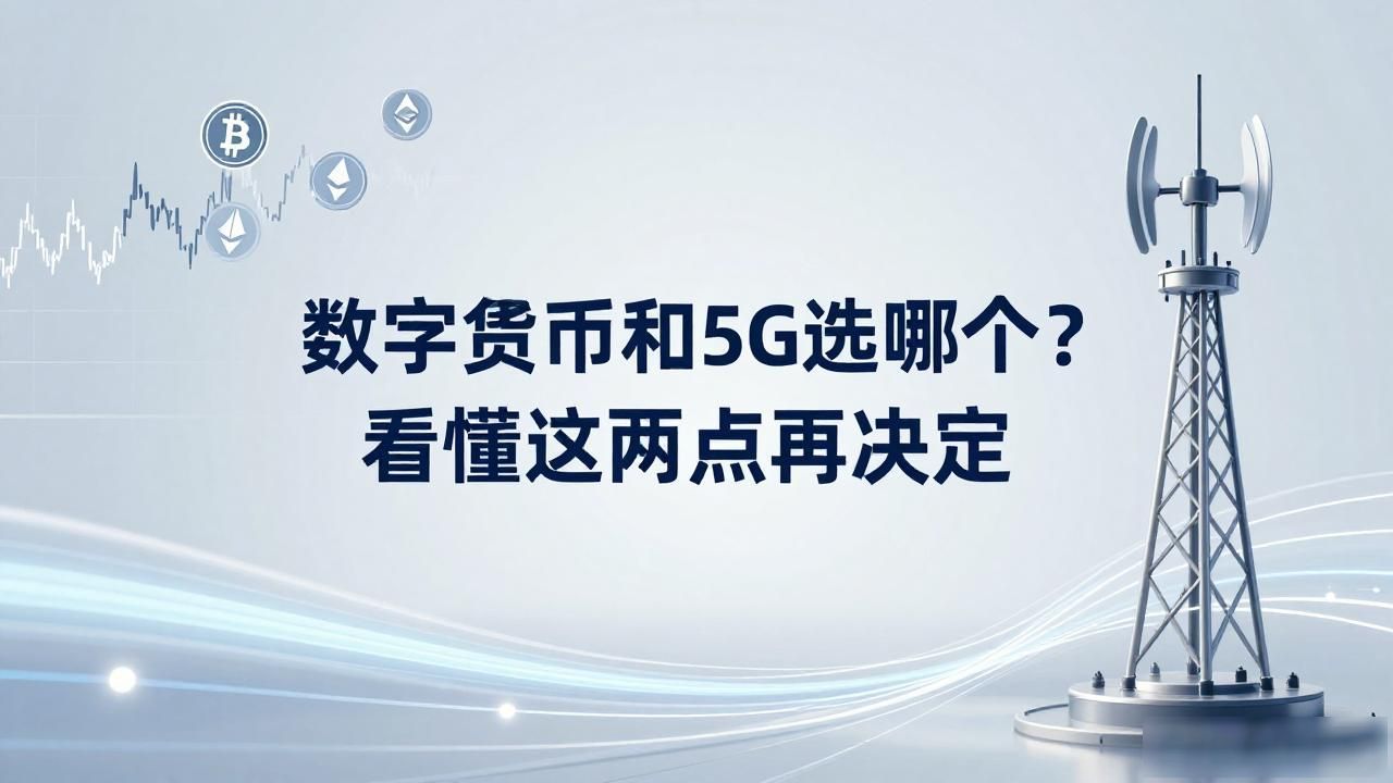 数字货币和5G选哪个？看懂这两点再决定