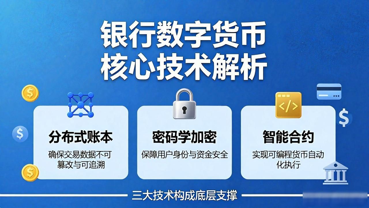 银行数字货币结构图解析：一文看懂技术架构与核心环节