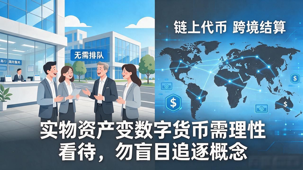 实物资产变数字货币靠谱吗？黄金房产上链后怎么买卖流通