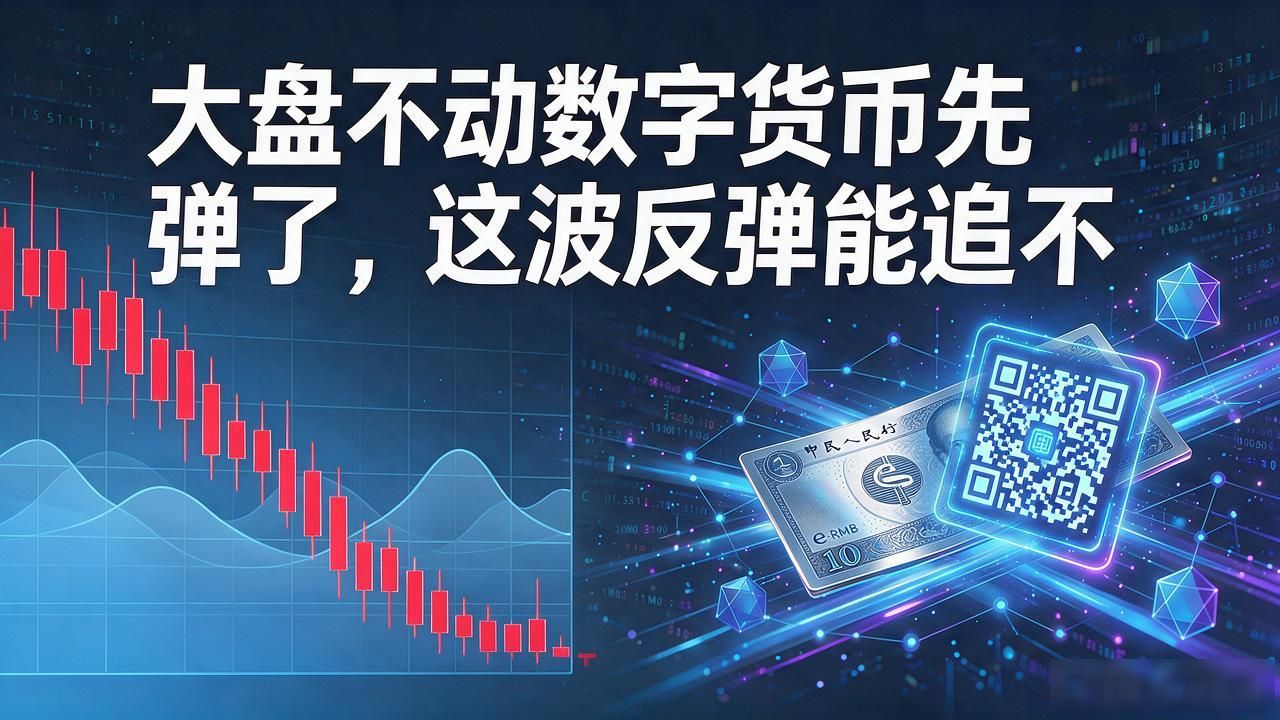 大盘不动数字货币先弹了，这波反弹能追不