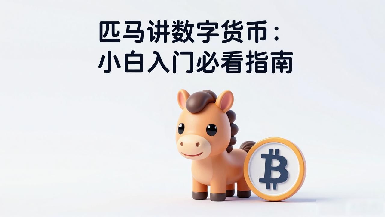 匹马讲数字货币：小白入门必看指南