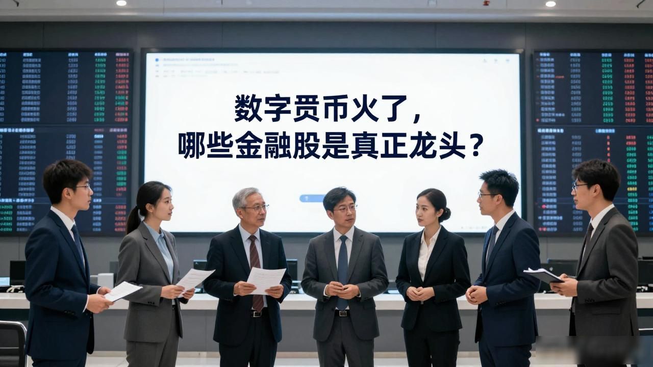 数字货币火了，哪些金融股是真正龙头？