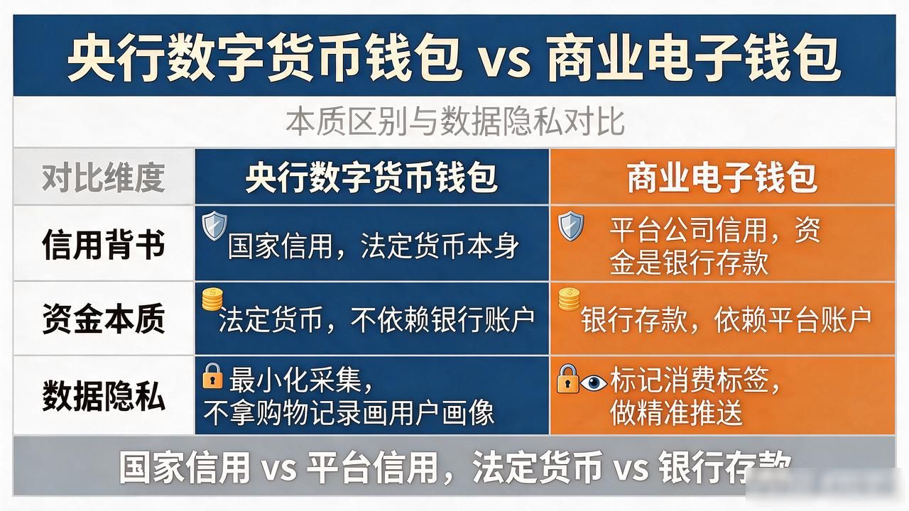 央行数字货币钱包到底是什么？跟银行里的电子钱包有啥本质区别